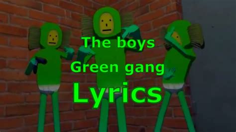 green gang lyrics